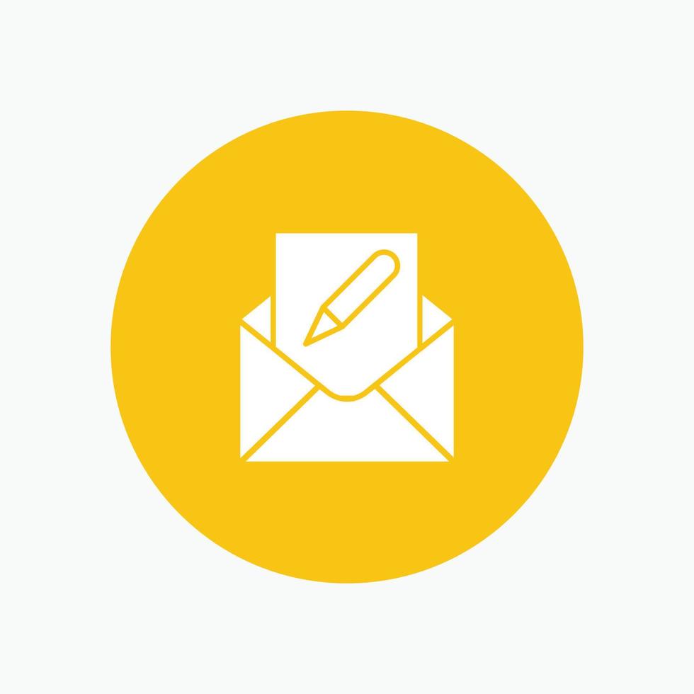 redigir editar e-mail envelope mail vetor