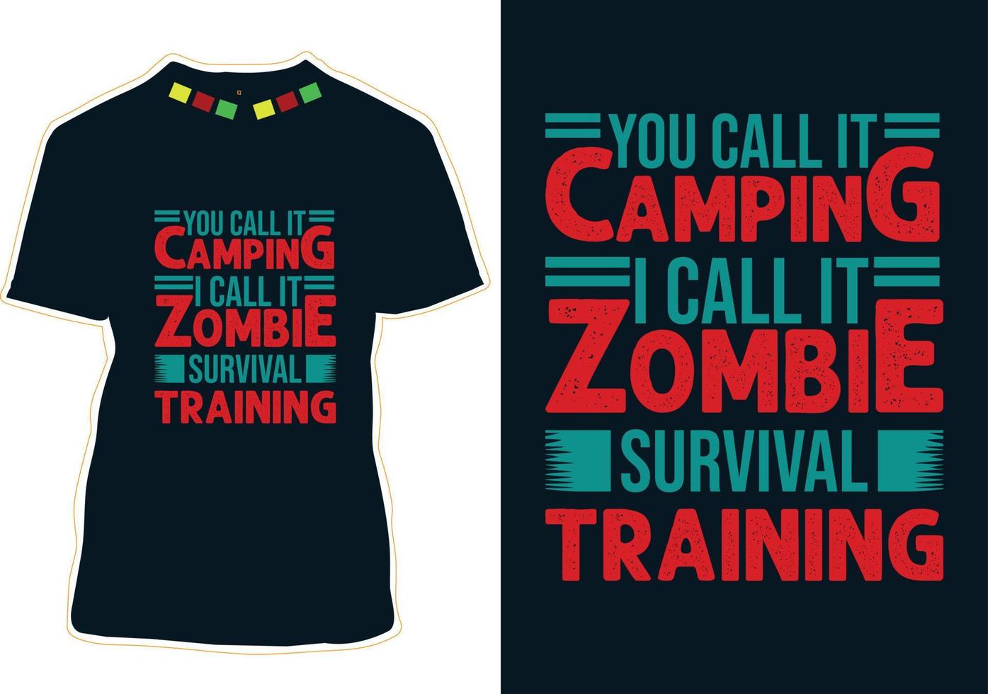 design de camiseta de acampamento vetor