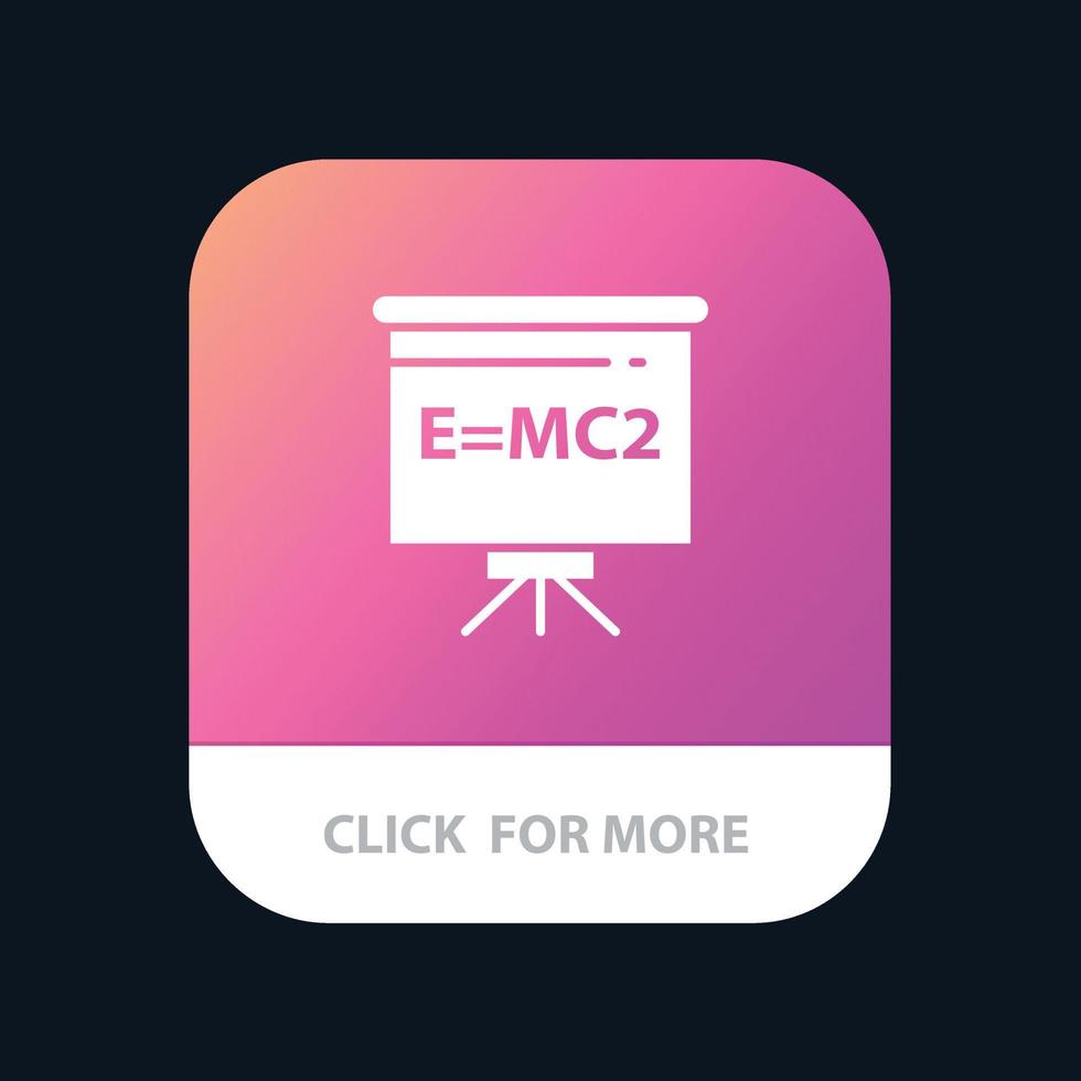 design de ícone de aplicativo móvel de educação de placa de professor de sala de aula vetor