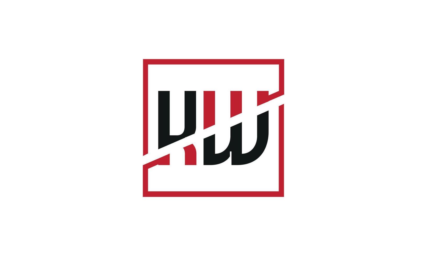 letra kw logotipo pro vetor arquivo pro vetor