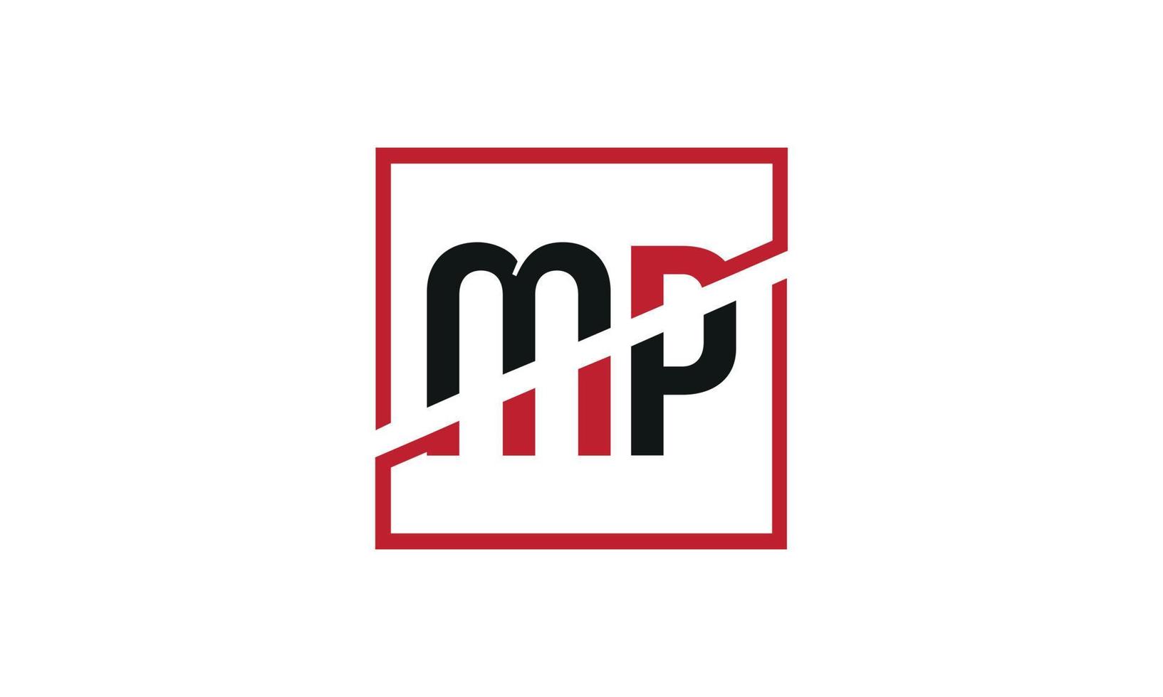 letra mp logotipo pro vetor arquivo pro vetor