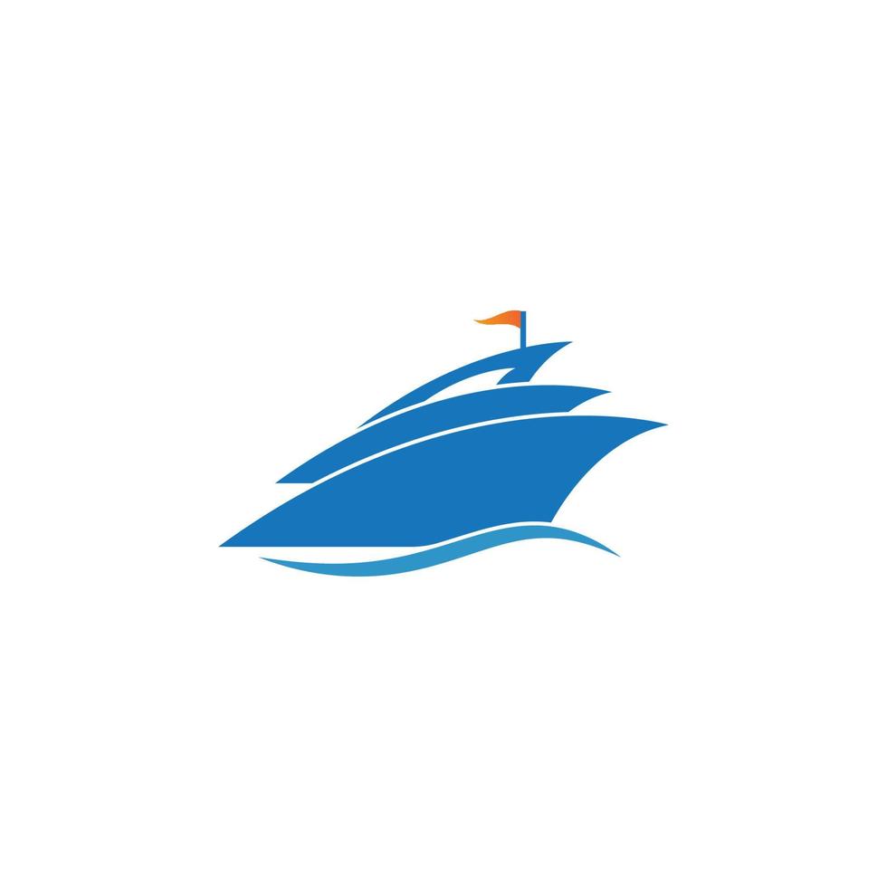 logotipo do navio de cruzeiro vetor