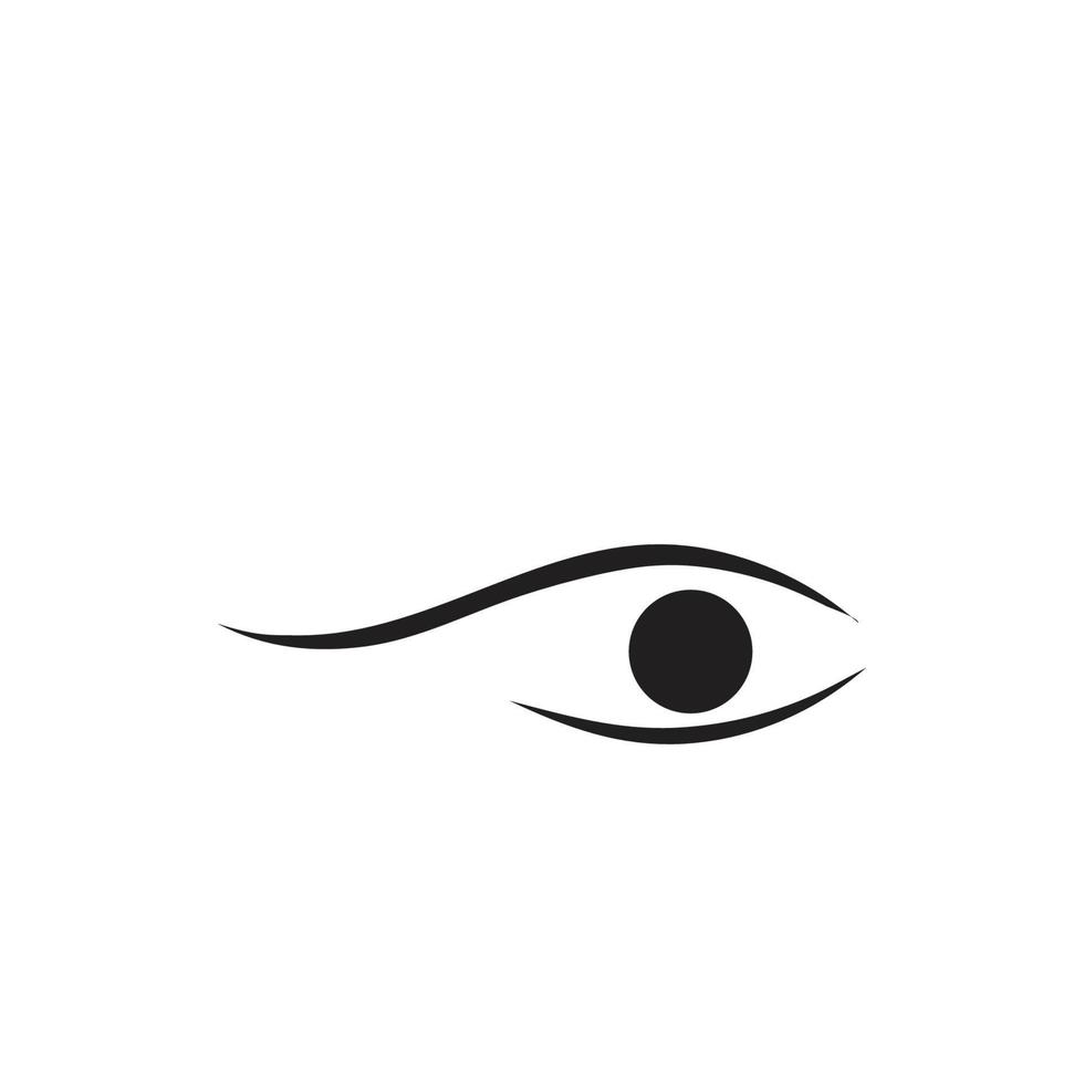 vetor de logotipo de ilustração de olho