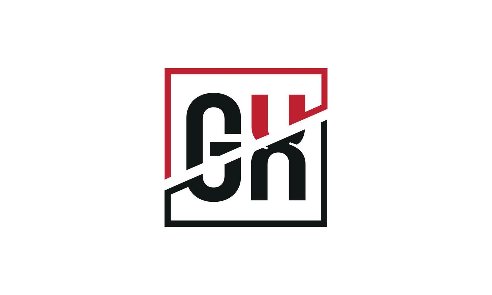 design de logotipo gx. design inicial do monograma do logotipo da letra gx na cor preta e vermelha com forma quadrada. vetor profissional