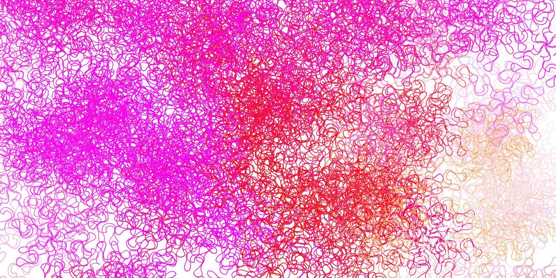 pano de fundo vector roxo, rosa claro com curvas.