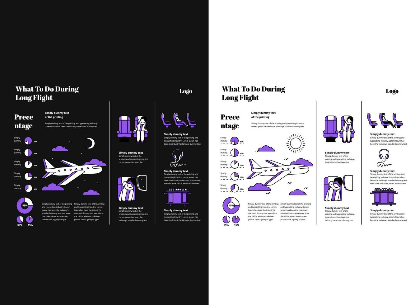 modelo de infográfico de dicas de viagem vetor