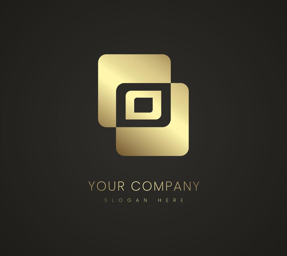 um design de logotipo premium usado na marca registrada de ícones de empresa e negócios, símbolo, vetor e ilustração