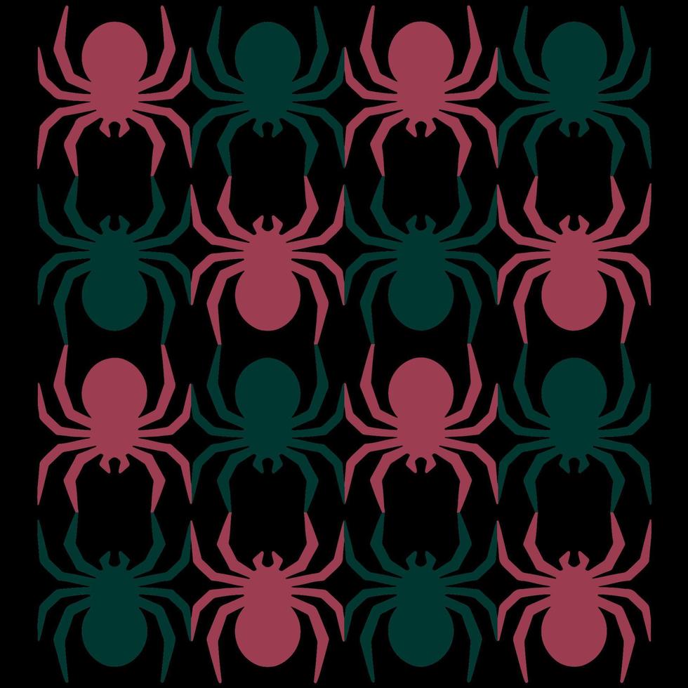 fundo de feliz dia das bruxas. pesadelo monstro grande aranha. design para papel de parede conceito, cartazes, papel de embrulho ou cartões. ilustração vetorial vetor