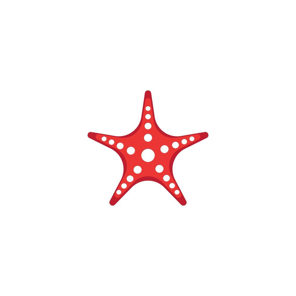 design de ilustração de ícone de vetor de mar estrela