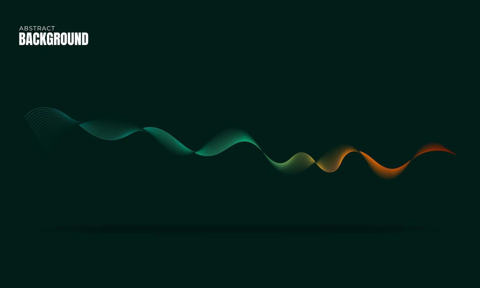 fundo abstrato de linha de onda gradiente vetor
