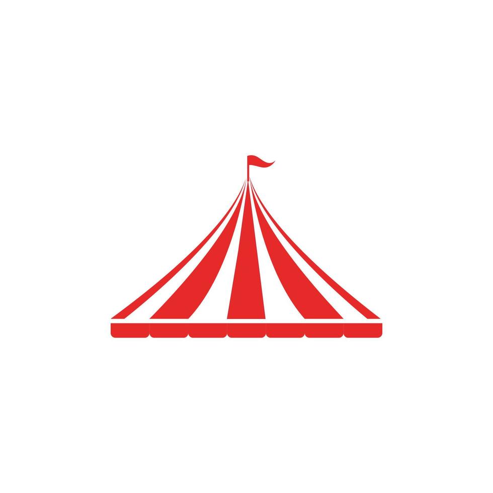 design de ilustração de logotipo de circo vetor