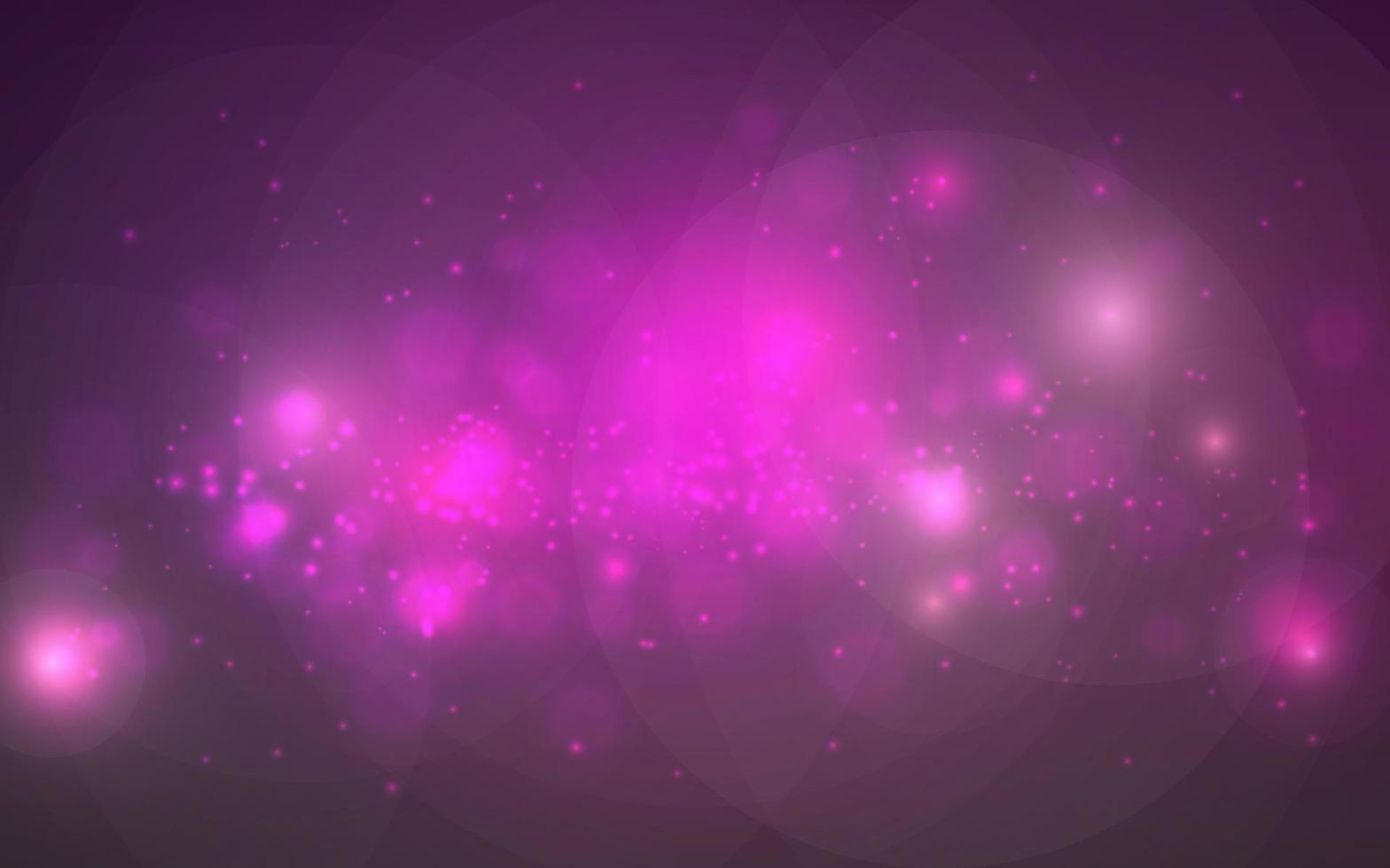 rosa galáxia luxo bokeh luz suave fundo abstrato, vetor eps 10 ilustração bokeh partículas, decoração de fundo