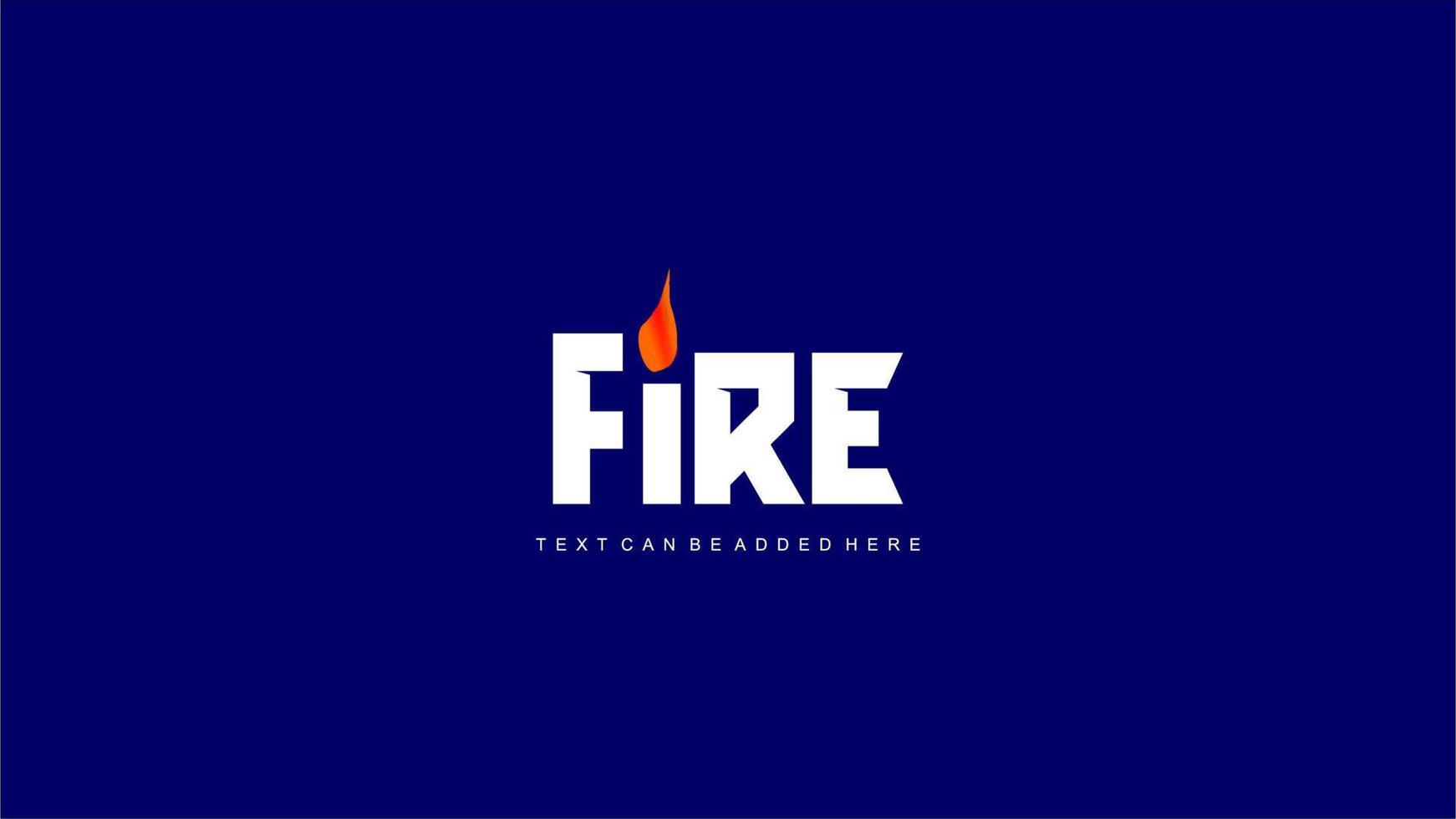 vetor de logotipo de fogo