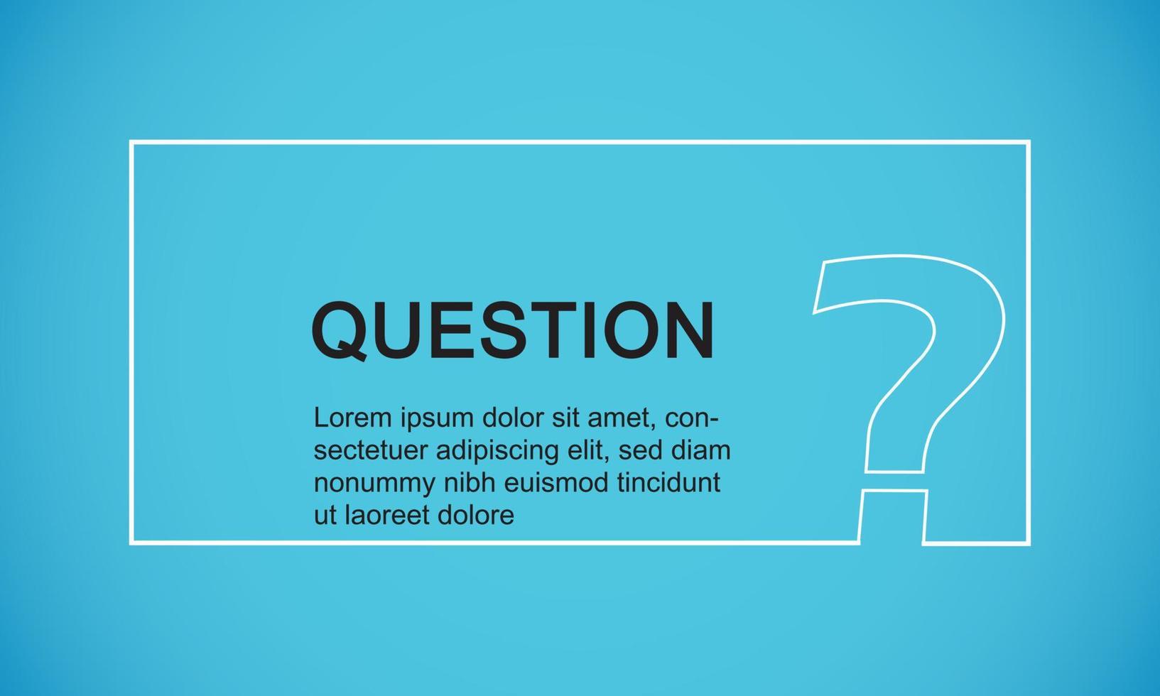 ícone de ponto de interrogação. símbolo de ajuda. sinal de perguntas  frequentes sobre fundo azul. vetor. mínimo, contorno. símbolo do quiz. simples fundo azul 13280354 Vetor no Vecteezy