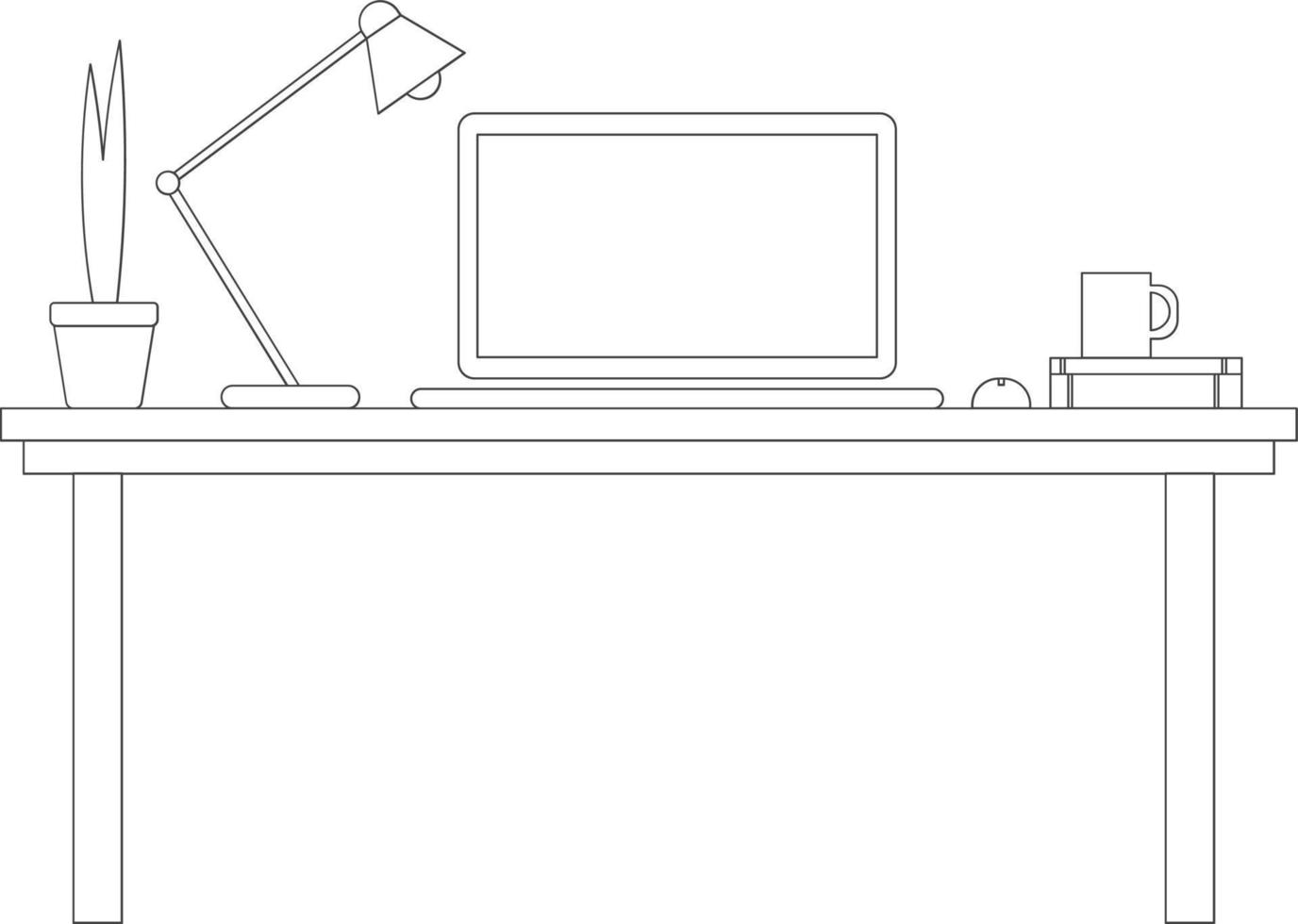 espaço de coworking, ilustração do conceito. jovens, homens e mulheres freelancers trabalhando em laptop e computador em casa. vetor