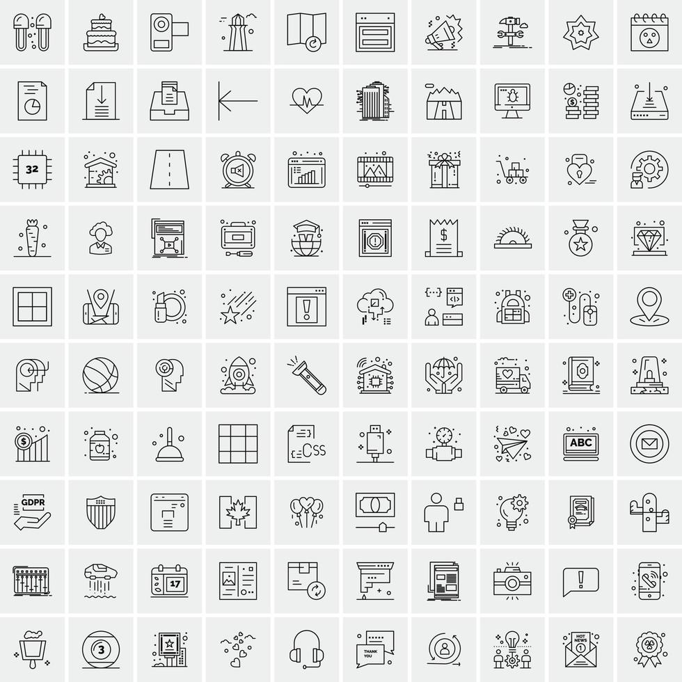 25 ícones de negócios universais vector ilustração de ícone criativo para usar em projetos relacionados à web e móveis