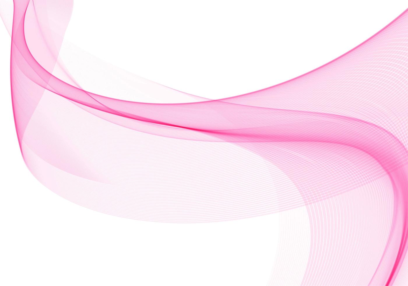 projeto abstrato criativo de onda rosa vetor