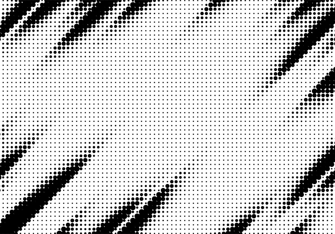 textura de meio-tom em ângulo preto e branco vetor
