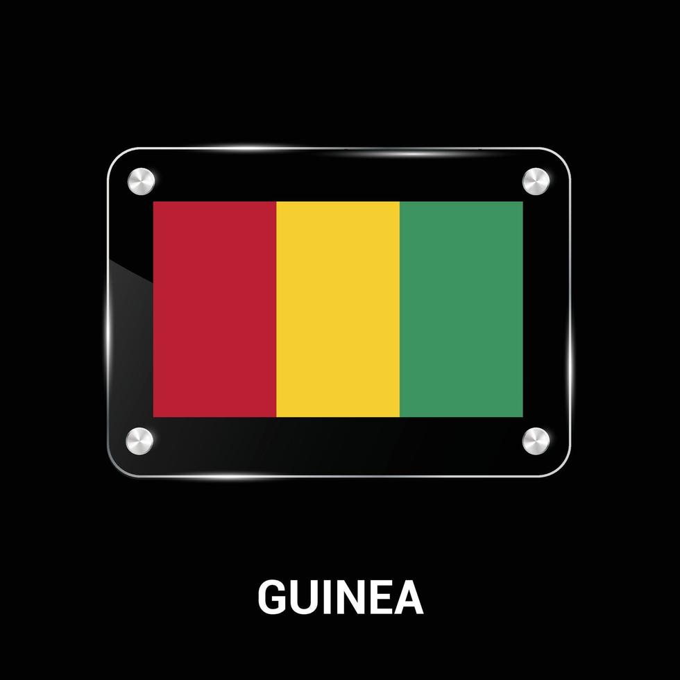 vetor de design de bandeiras da guiné