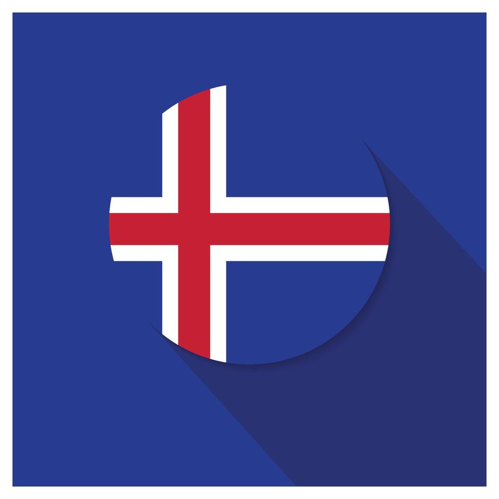 vetor de design do dia da independência da islândia