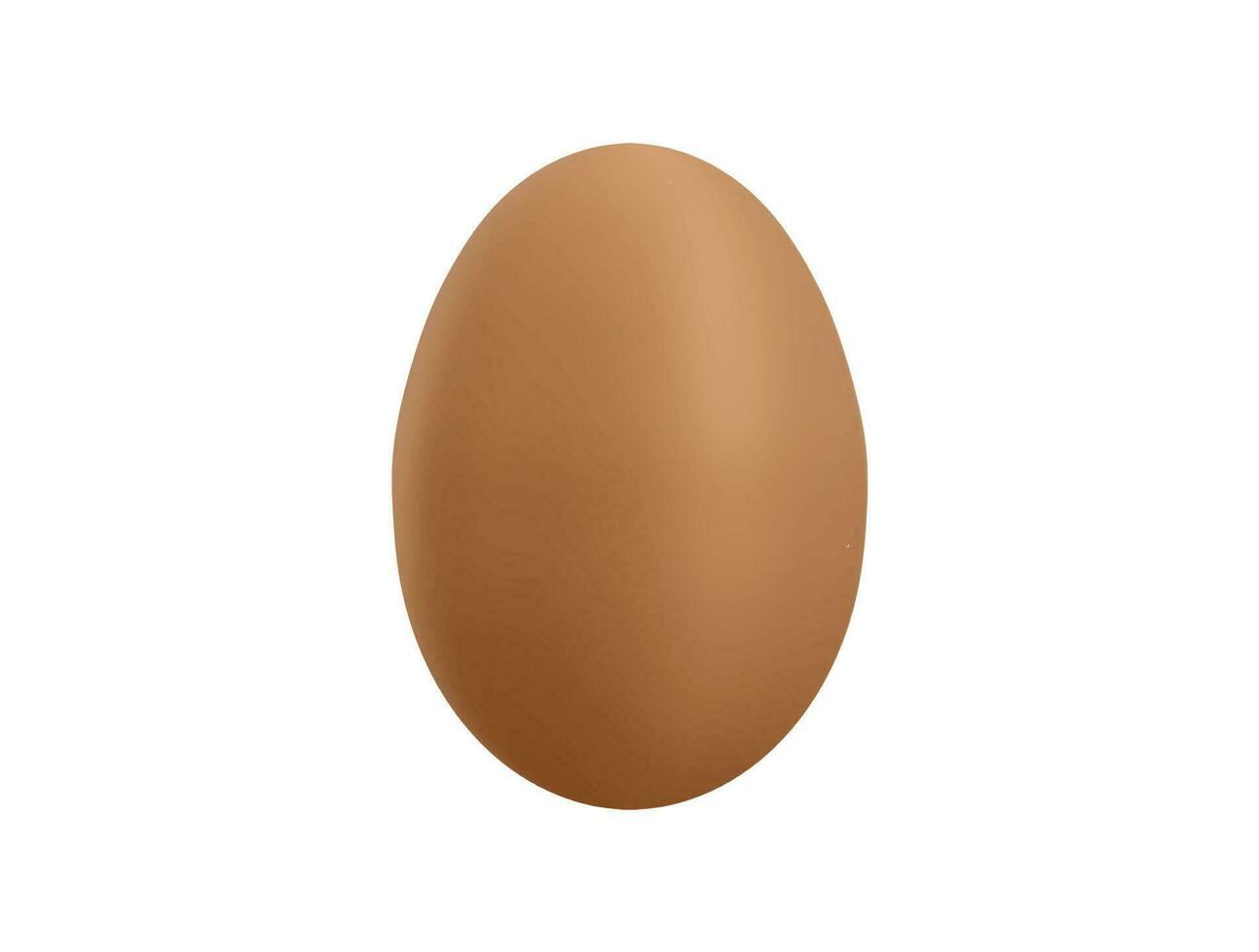 renderização 3d de ícone de ovo vetor
