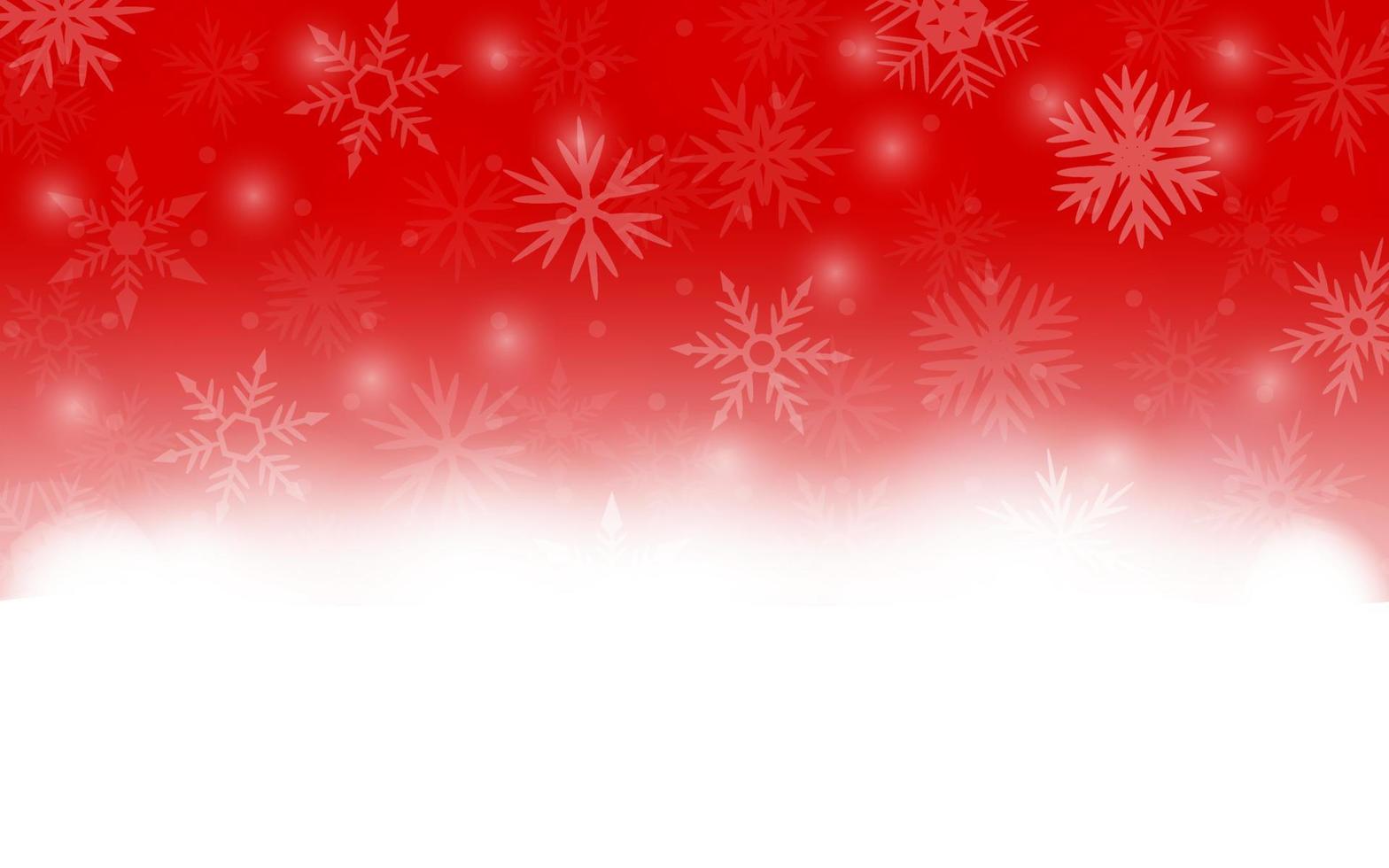 fundo rosa de natal, com ilustração vetorial de flocos de neve vetor
