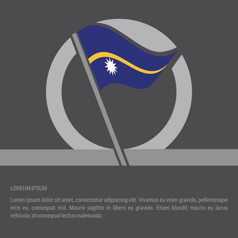 bandeira do país com vetor de design criativo