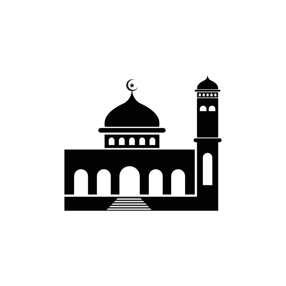 símbolo islâmico e logotipo vetor