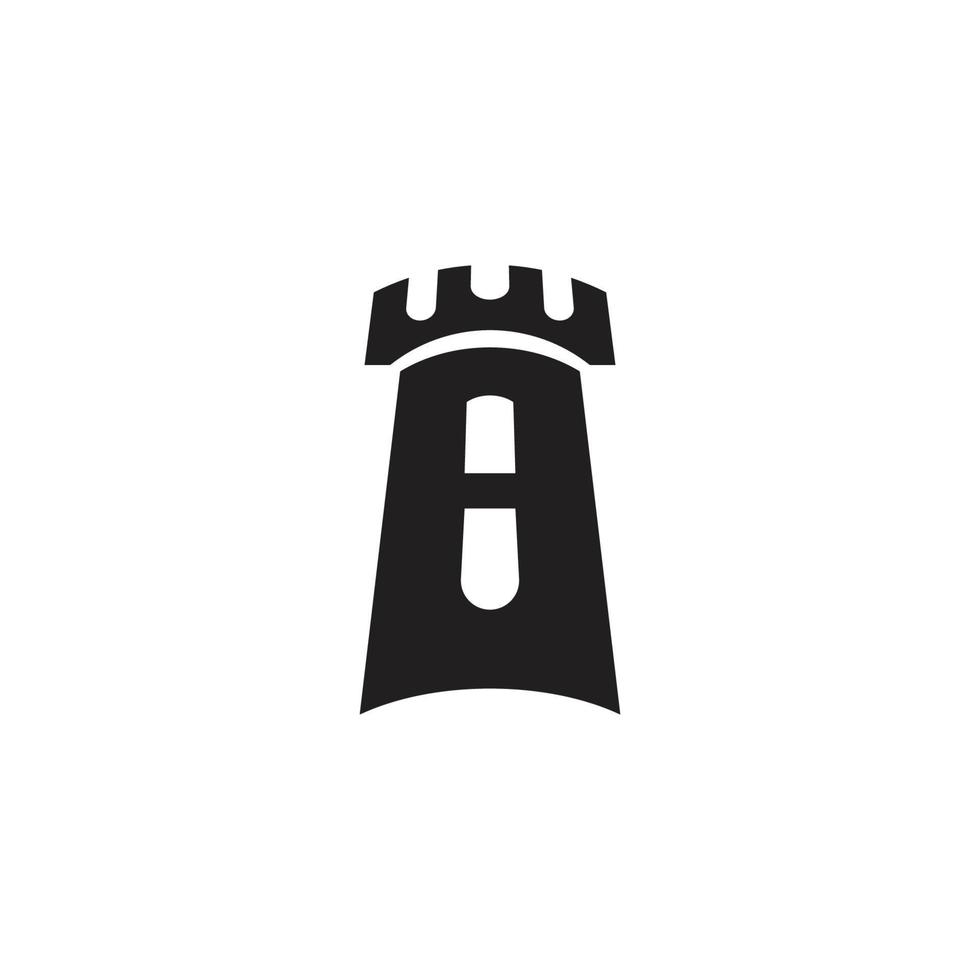 vetor do logotipo do castelo