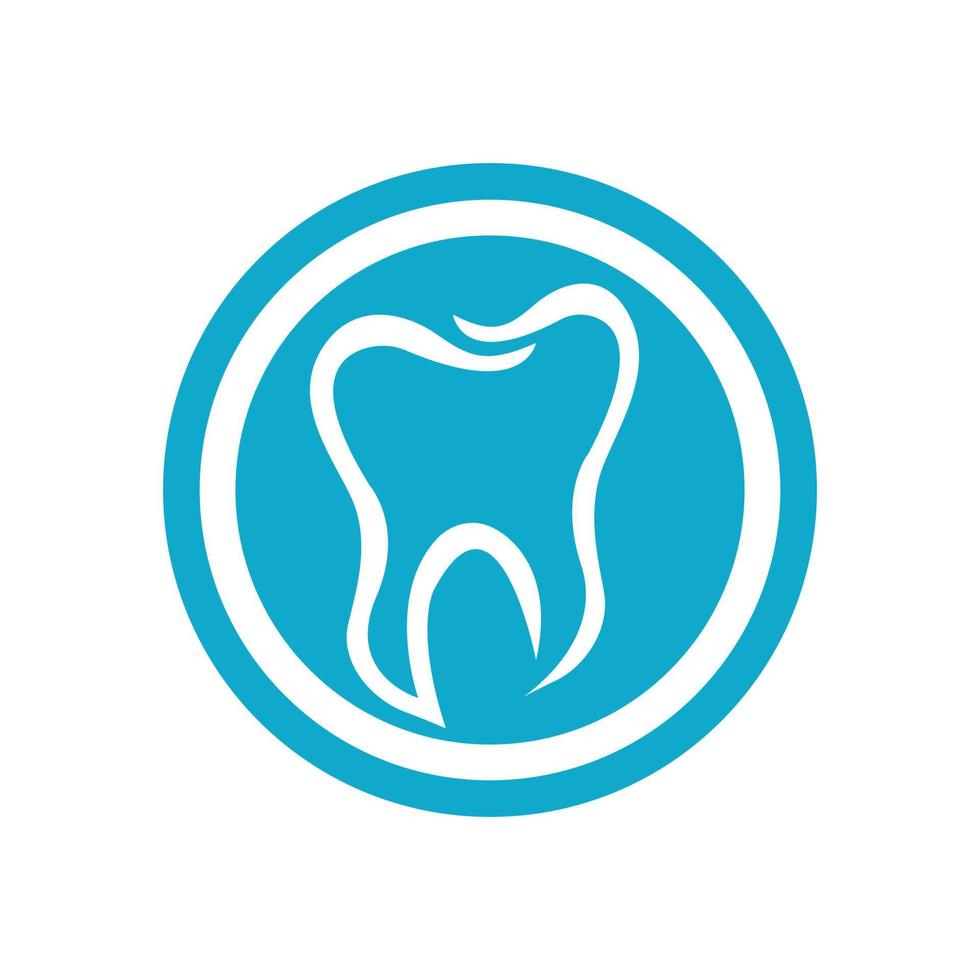 ilustração em vetor modelo logotipo dental