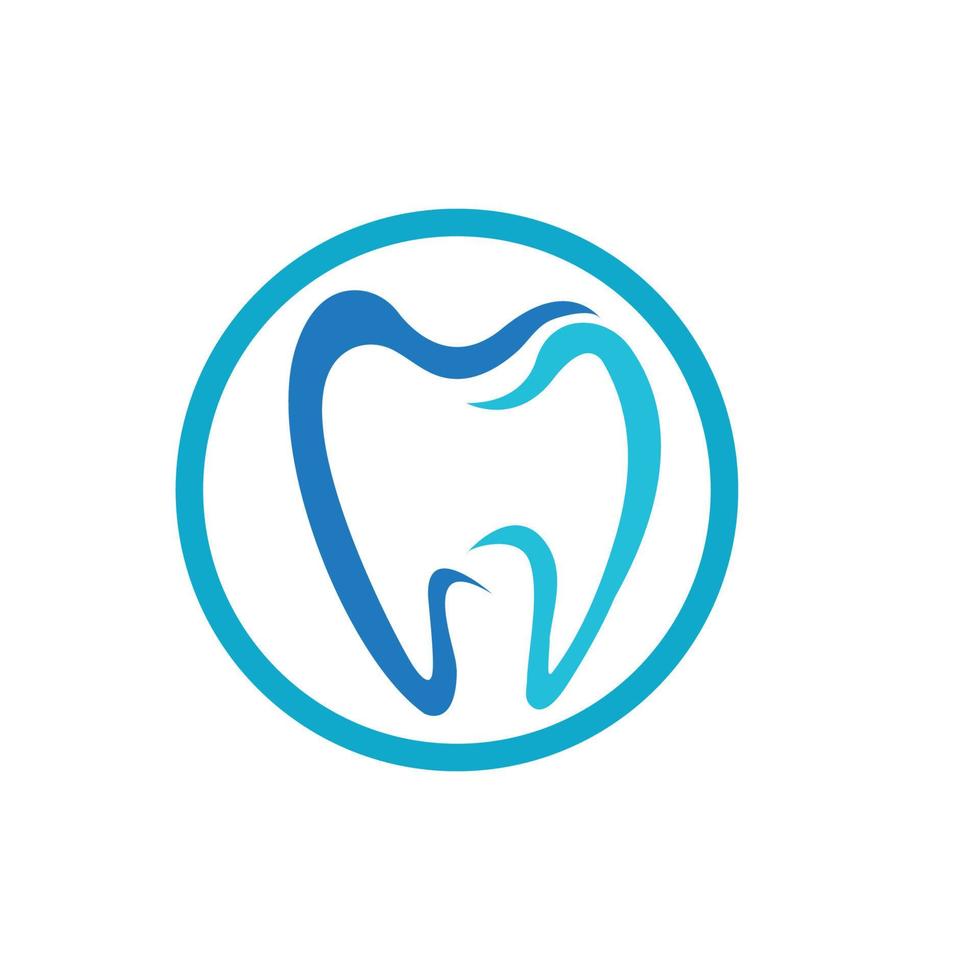 ilustração em vetor modelo logotipo dental