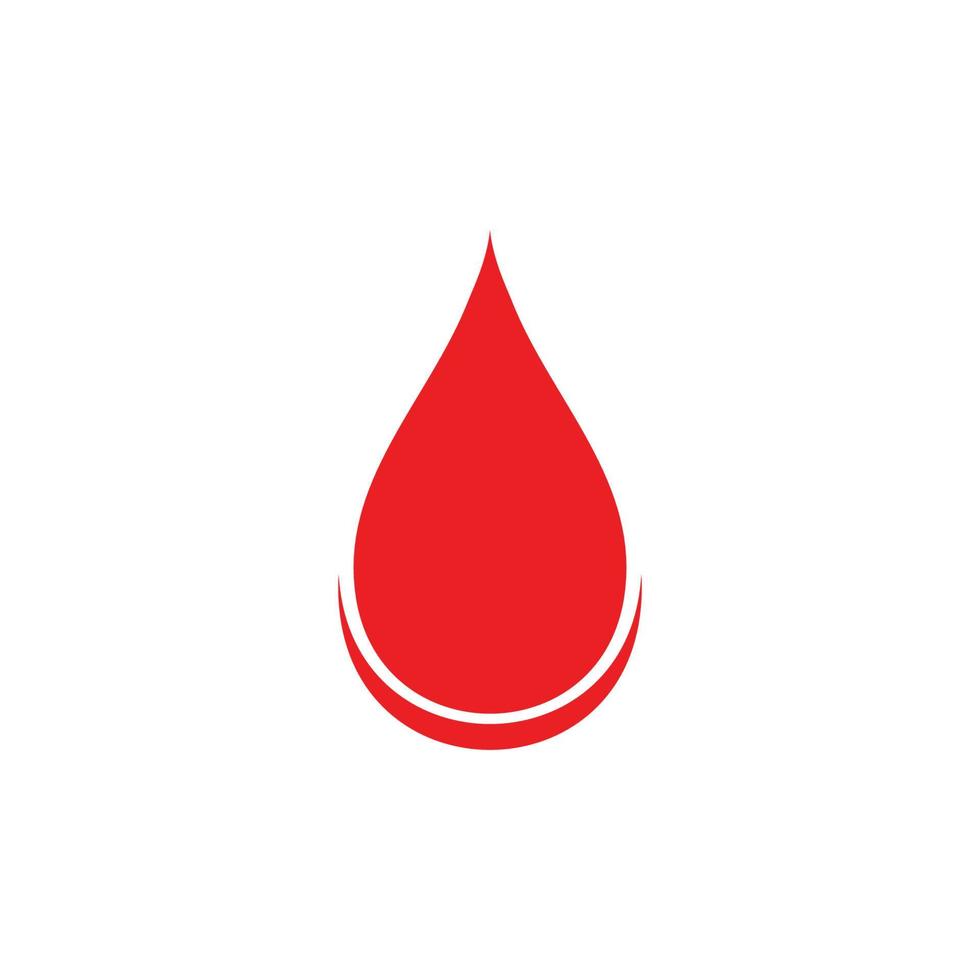 logotipo de ilustração de sangue vetor