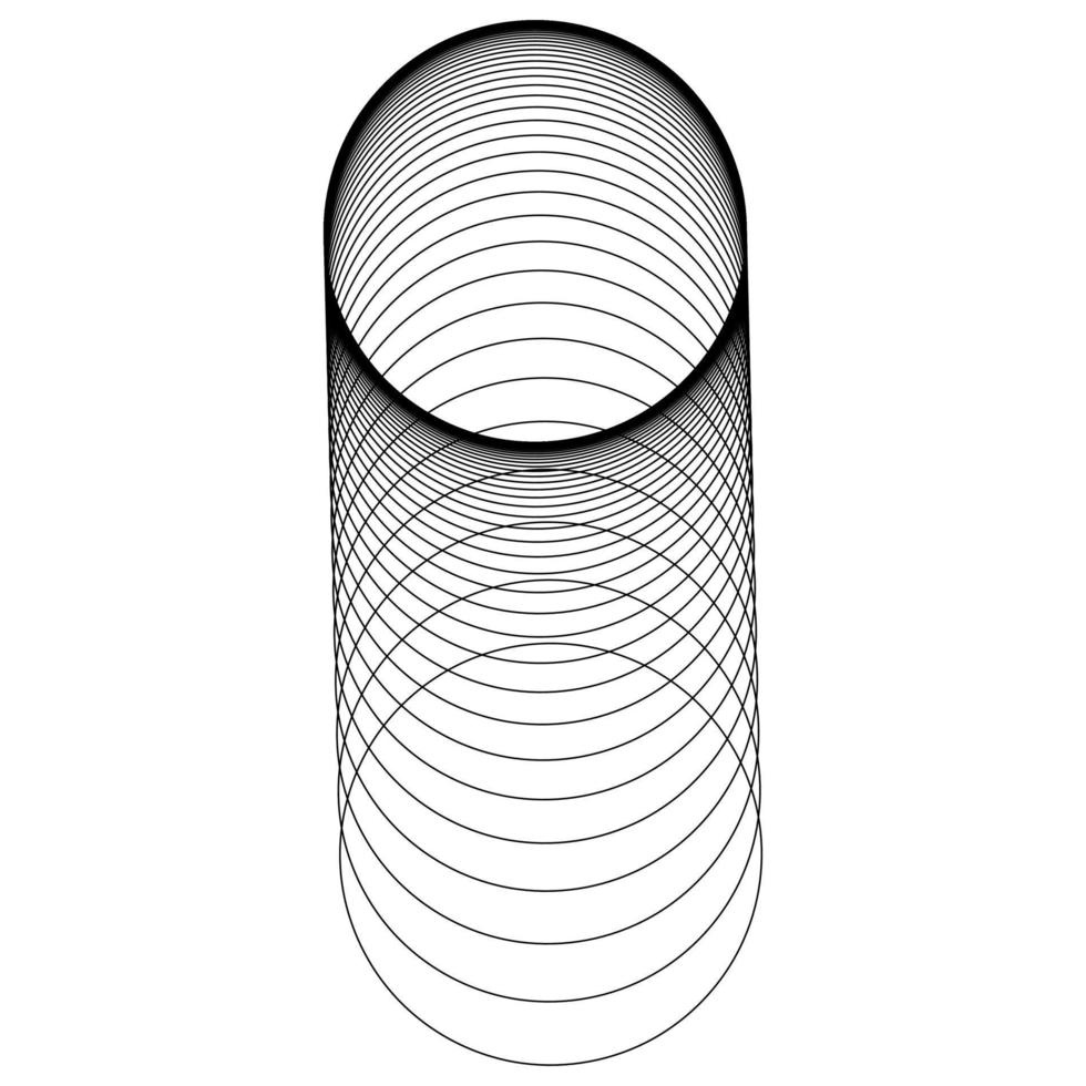 abstrato preto e branco com forma no fundo branco vetor