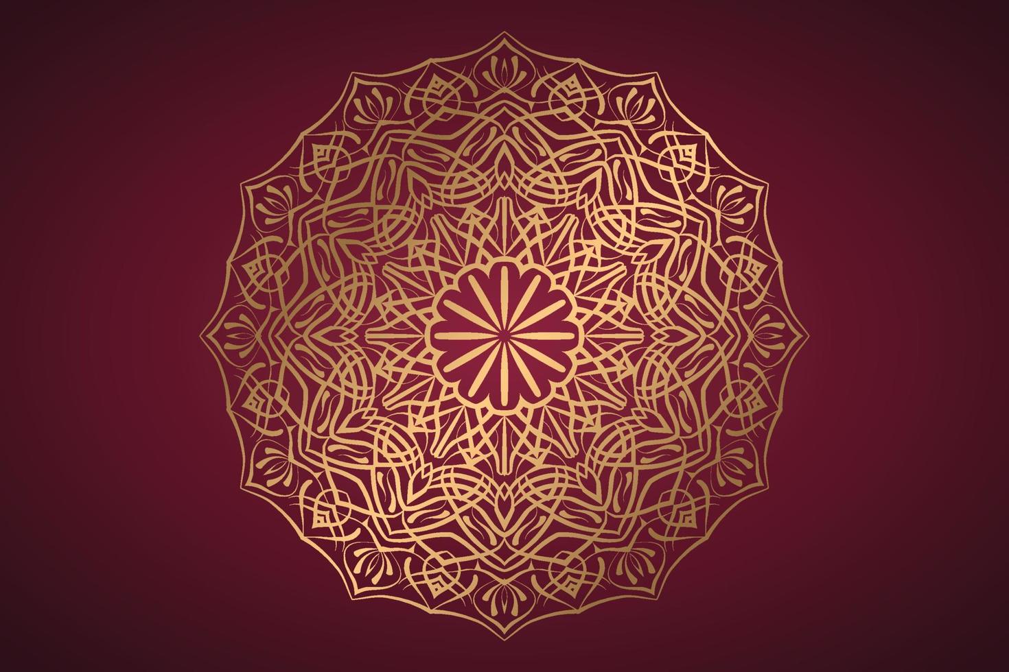 fundo de design de mandala de luxo pro vetor