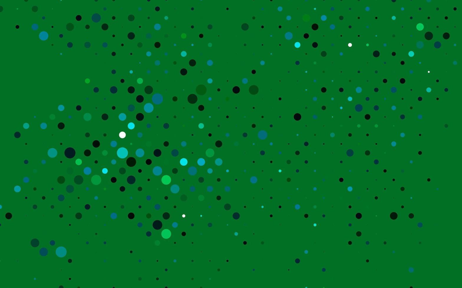 layout de vetor azul claro e verde com formas de círculo.