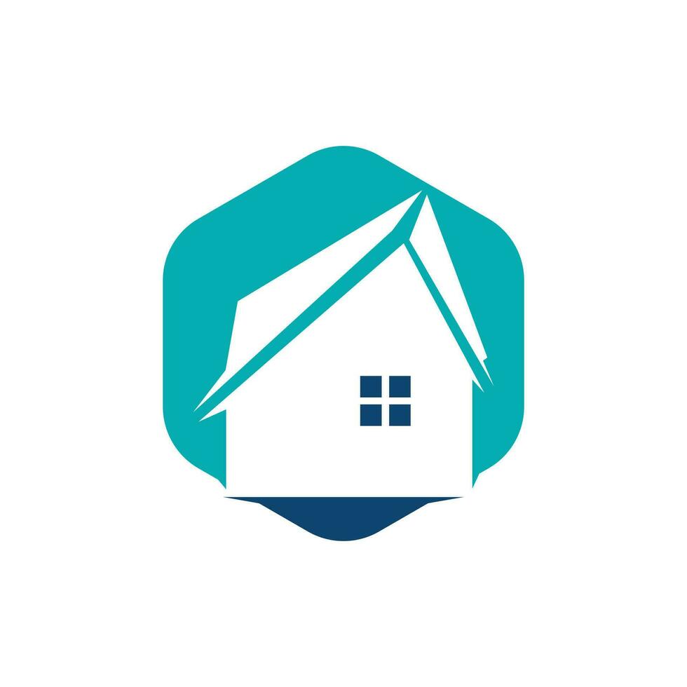 design de logotipo imobiliário. símbolo do logotipo ou ícone para imóveis ou negócios de construção civil. vetor