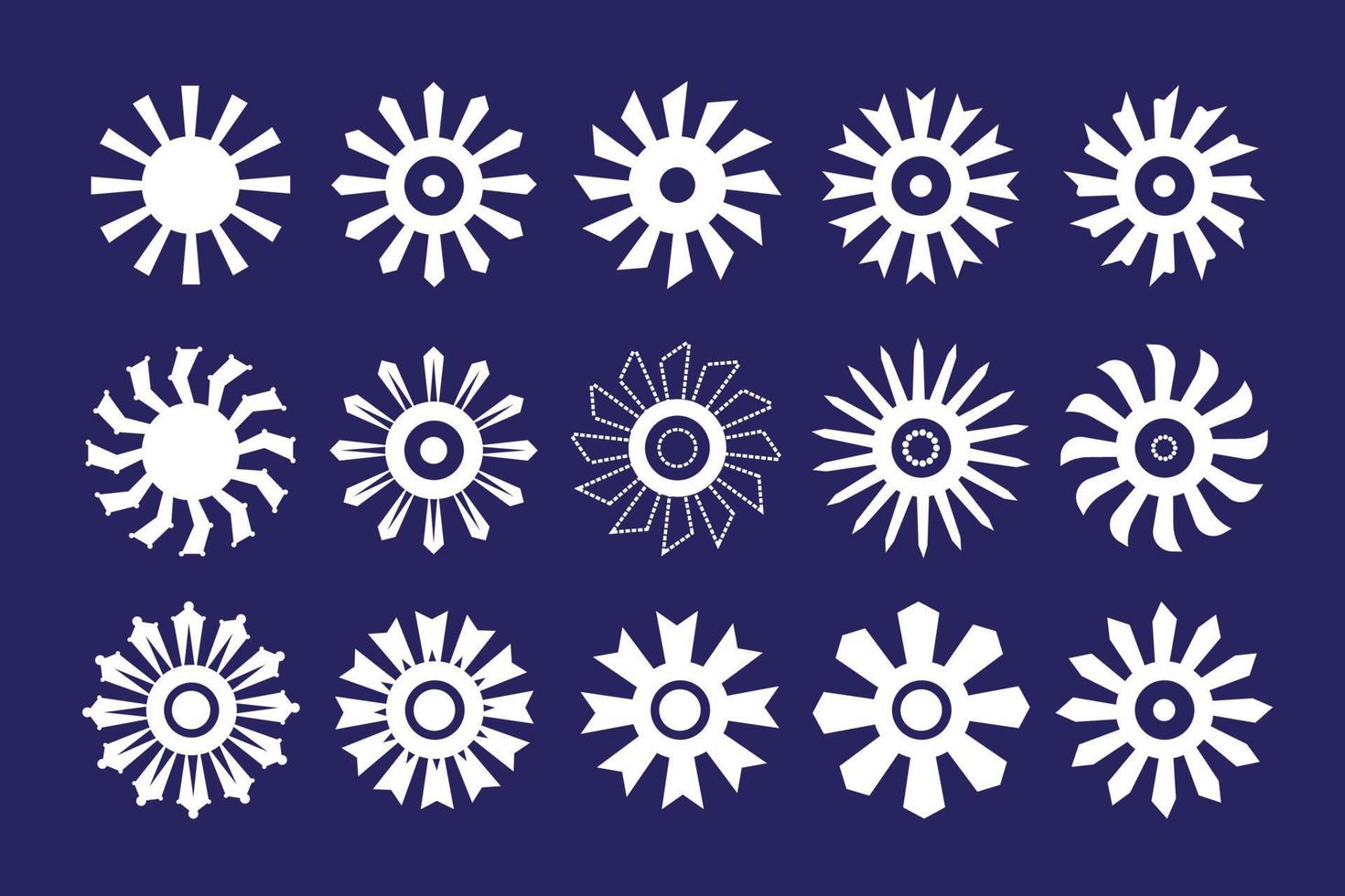 ícone do logotipo da flor vetor