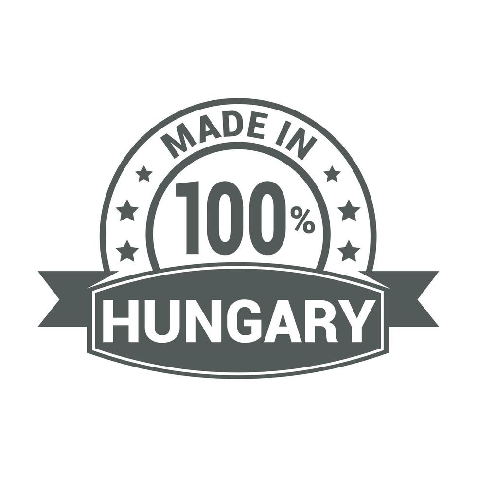 vetor de design de selo da Hungria