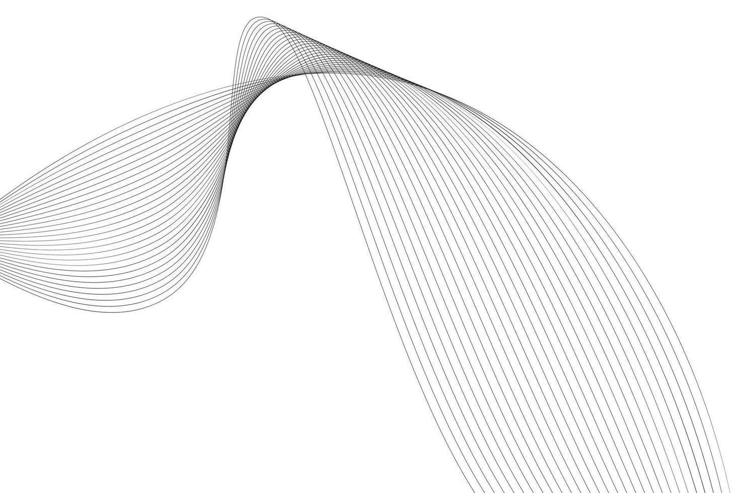 abstrato com fundo branco de linhas onduladas. design de fundo gradiente abstrato vetor