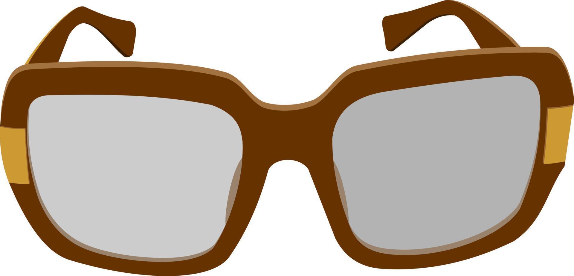 armações de óculos isoladas, óculos de leitura intactos, novos vetor