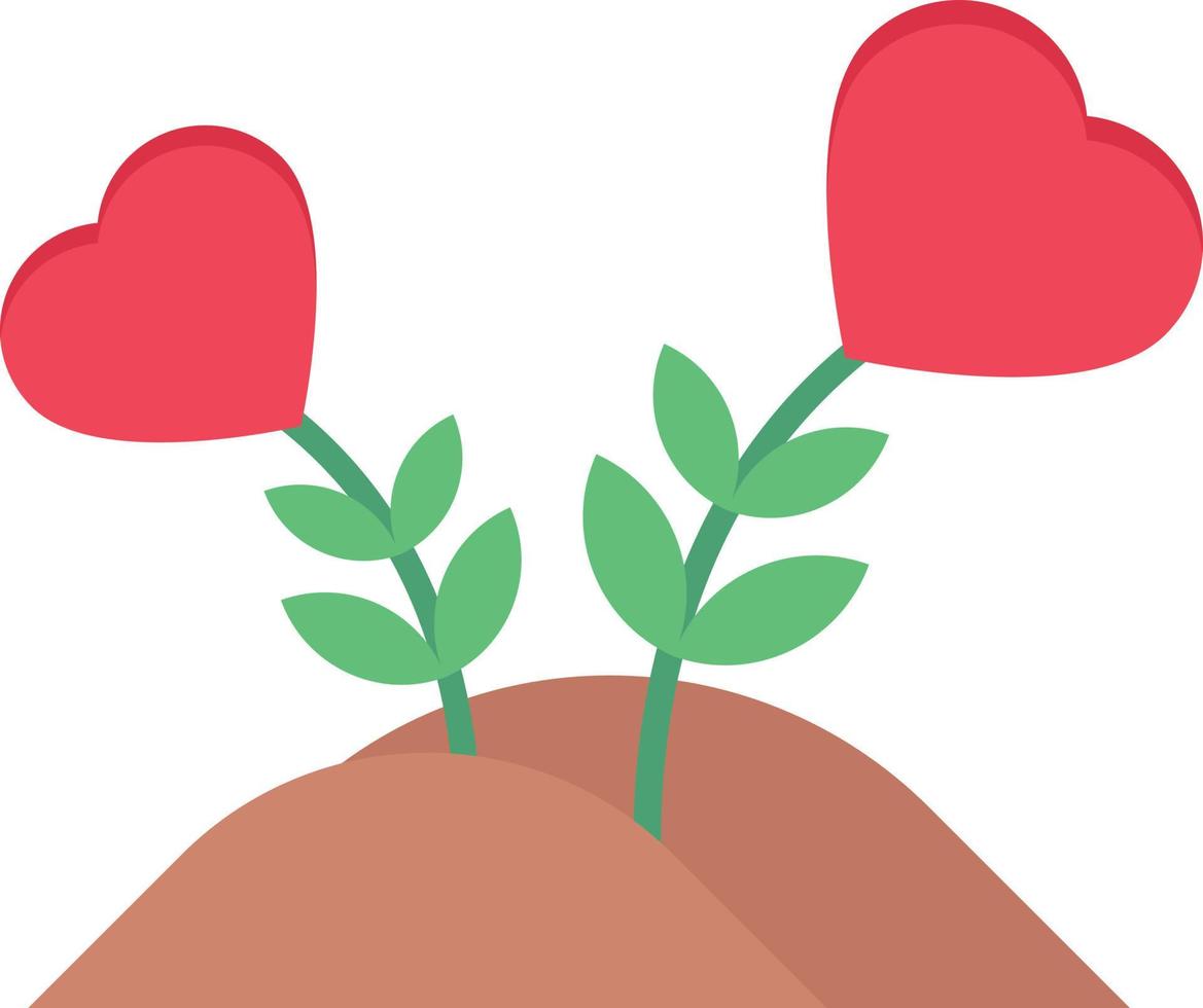 amo a ilustração vetorial de plantas em ícones de símbolos.vector de qualidade background.premium para conceito e design gráfico. vetor