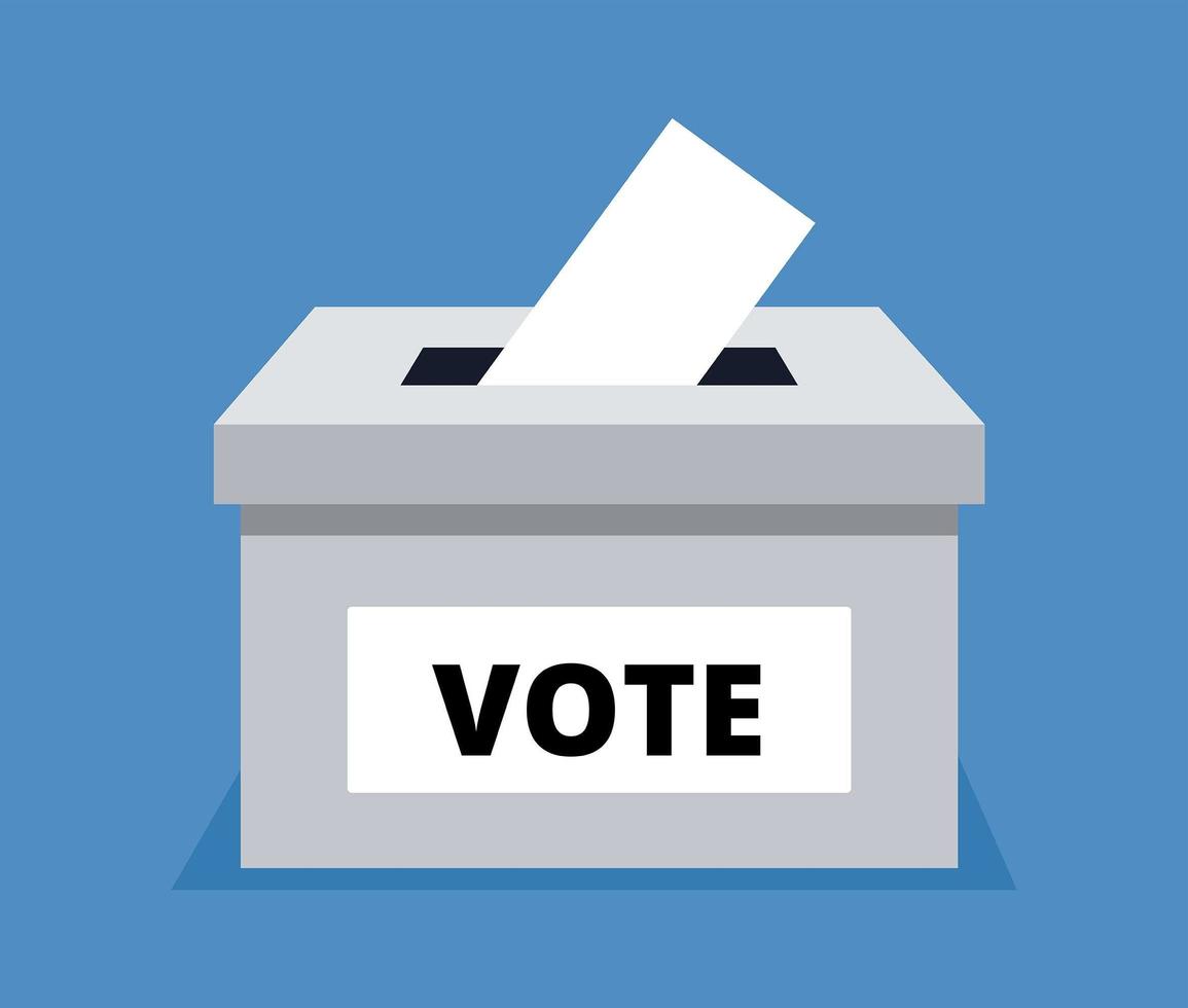 votação e conceito de eleição. vetor