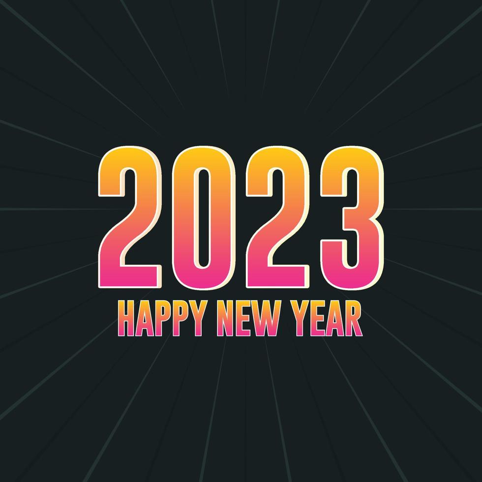 feliz ano novo, feliz ano novo 2023, celebração, 2023, férias de fundo vetor