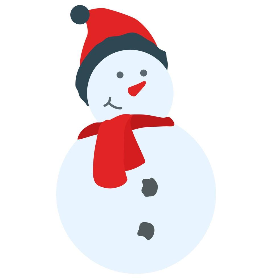 ícone de objeto de ilustração simples de natal de inverno vetor