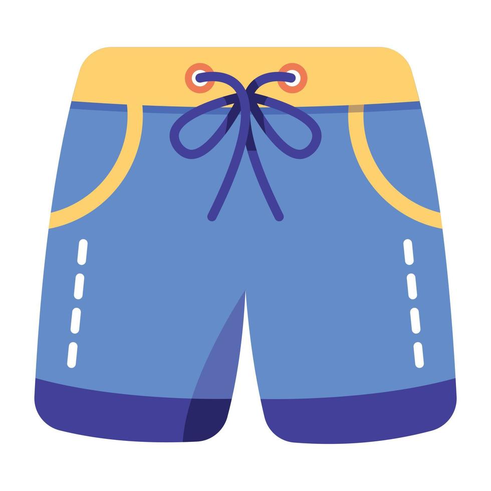 um ícone de download de vetor plano de shorts