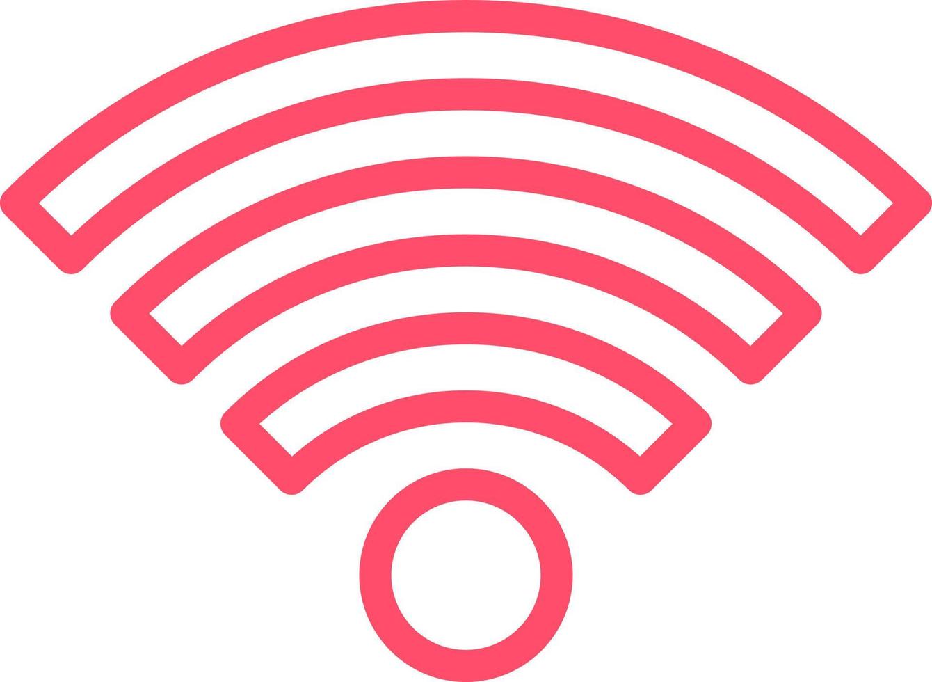 estilo de ícone wi-fi vetor