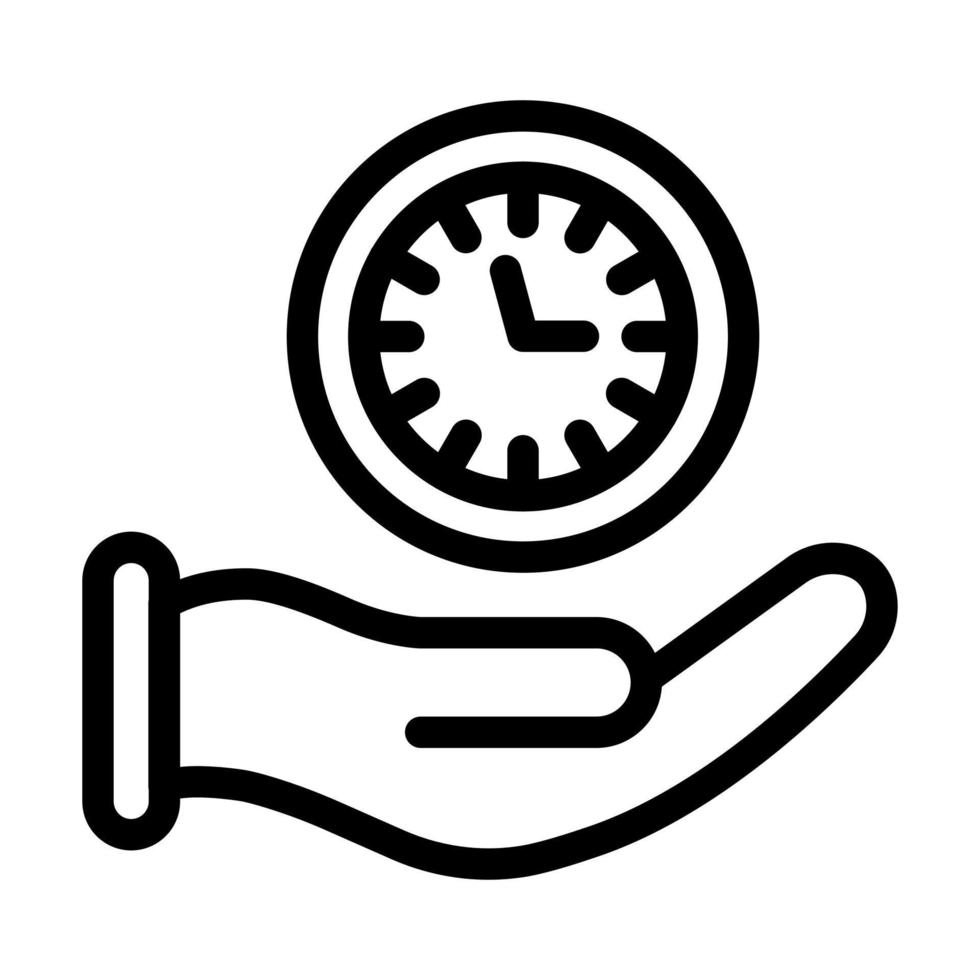 design de ícone de gerenciamento de tempo vetor