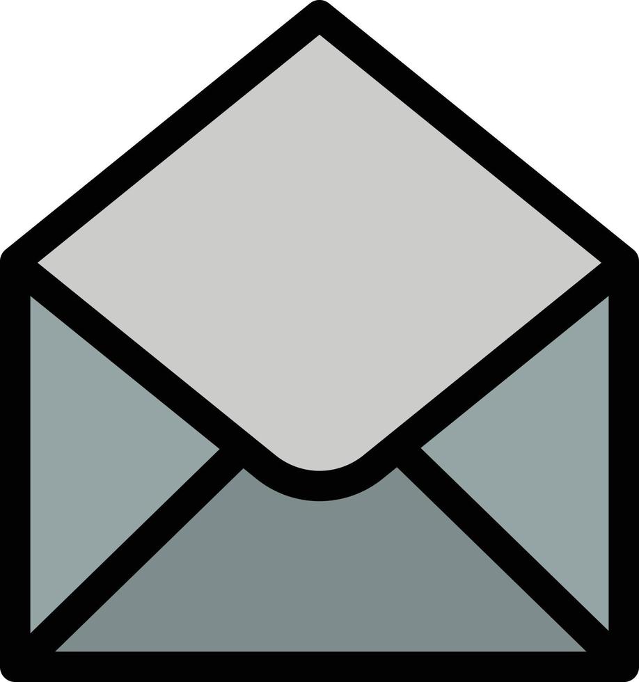 modelo de banner de ícone de vetor de ícone de cor plana de mensagem de e-mail sms