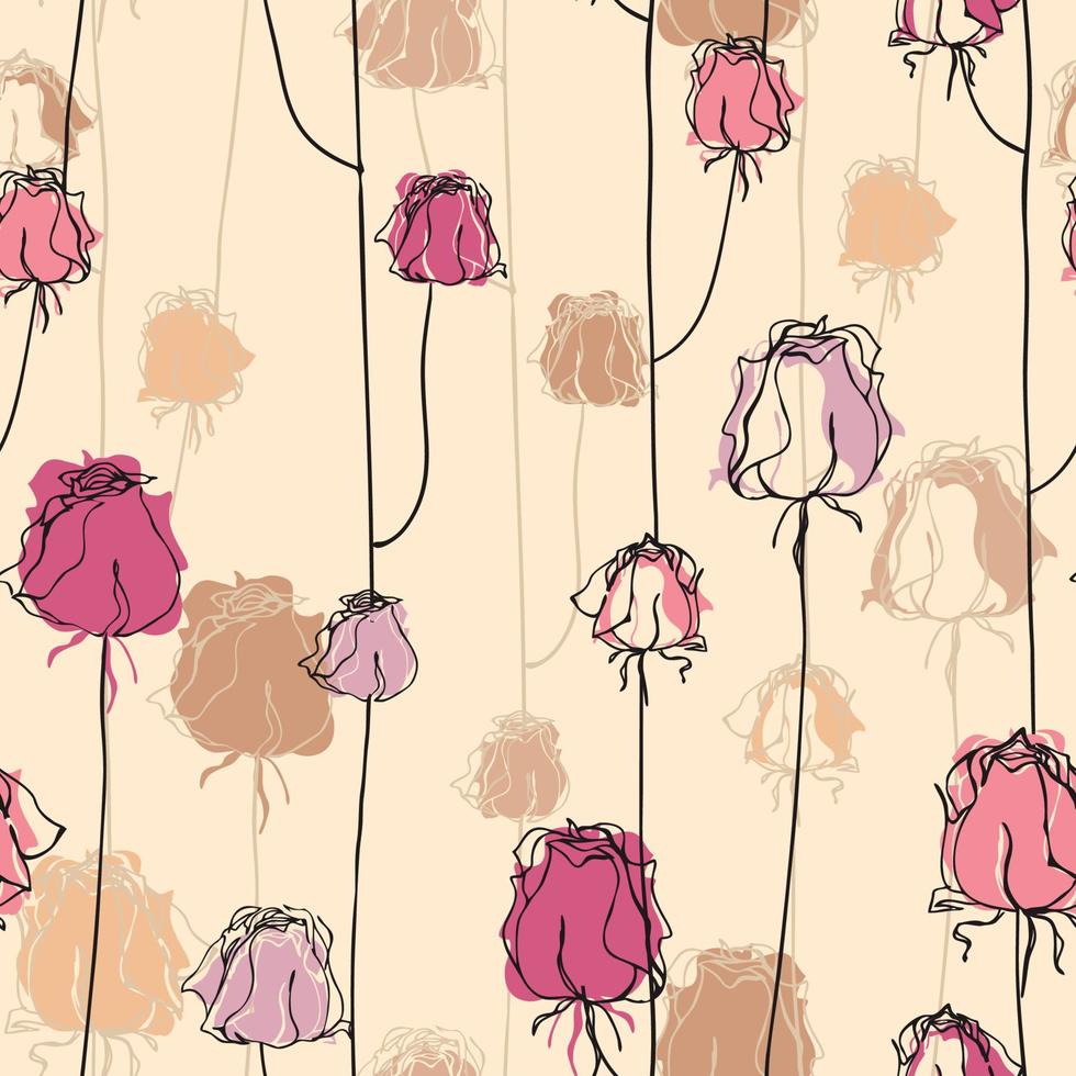 melhor tecido bonito design de arte vetorial papel de parede padrão sem costura ilustração vetorial arquivos png padrão de fundo floral vetor