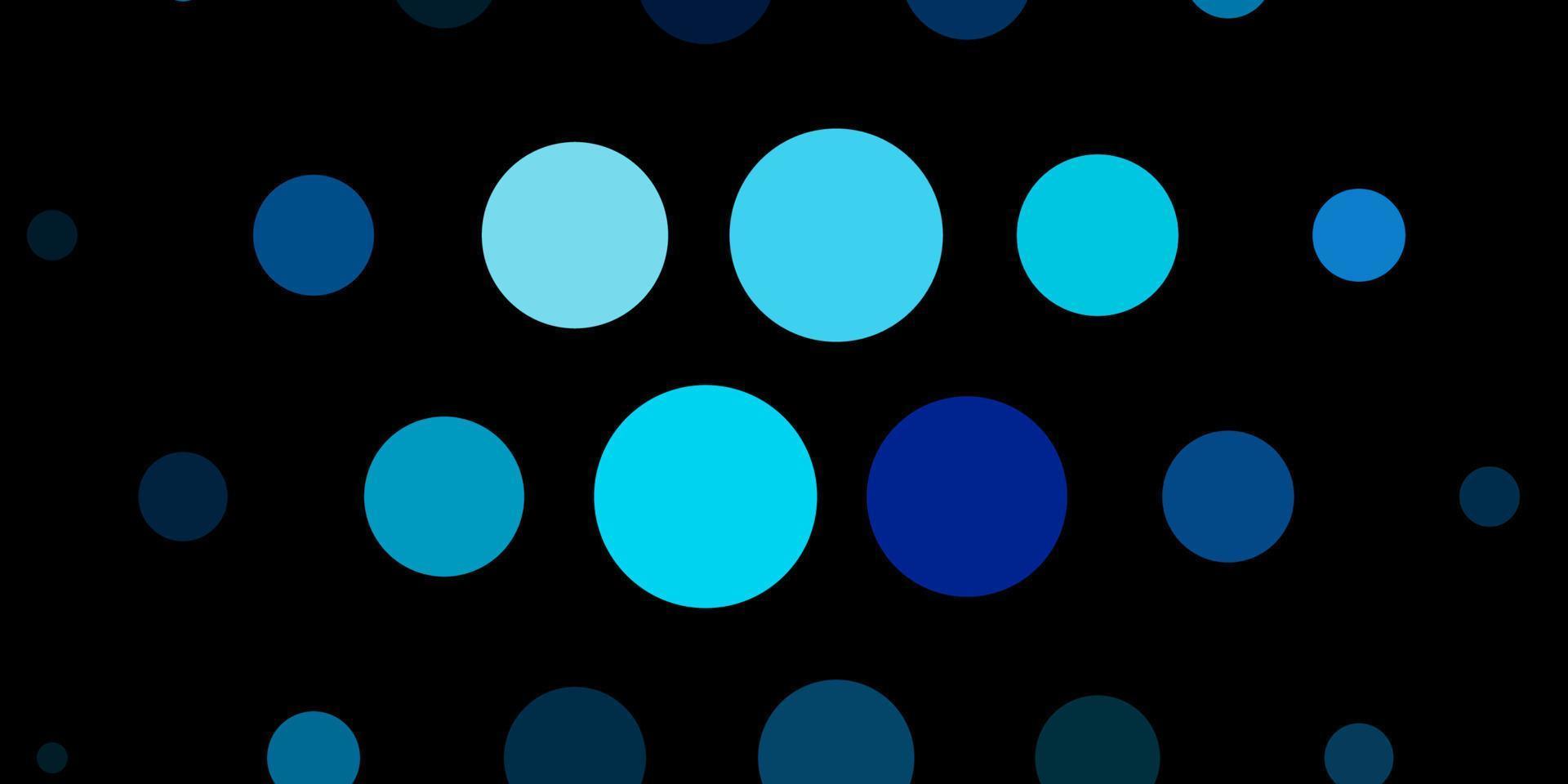 modelo de vetor azul escuro com círculos.